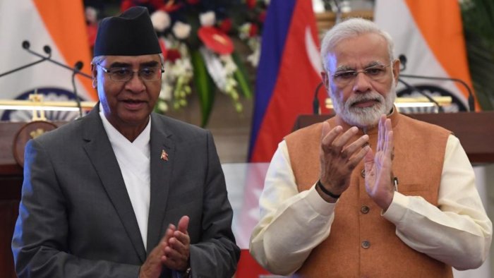 प्रधानमन्त्री देउवा र भारतका प्रधानमन्त्री मोदीबीच टेलिफोन वार्ता