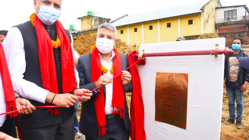 भारतको सहयोगमा काभ्रे जिल्लामा ७ वटा पुनर्निर्माण परियोजनाको सहसचिव अनुराग श्रीवास्तवद्वारा संयुक्त रुपमा उद्घाटन