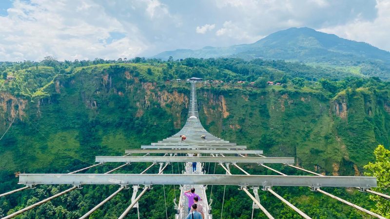 पर्वतको कुश्मा र बलेवा जोड्ने विश्वकै दोस्रो अग्लो बञ्जी पुल
