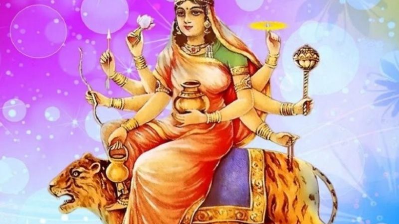 नवरात्रको चौथोे दिन कुष्माण्डा देवीको पूजा आराधना गरिँदै